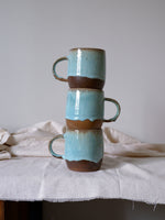 Seafoam mug + black clay